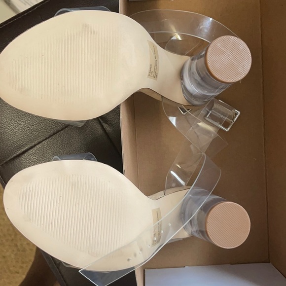 Steve Madden Clear Strappy Heels 👠 - Picture 6 of 6